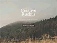 Tablet Screenshot of creativeruckus.com